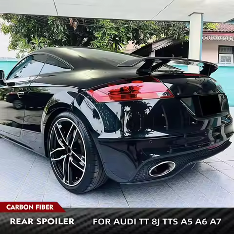 For Audi TT 8J TTS A5 A6 A7 All Sedan Model 2008-2011 Car Styling Carbon Fiber / FRP Car Rear Trunk 