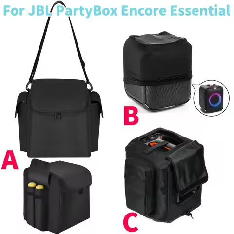 Large Capacity Carrying Case Adjustable Shoulder Strap Waterproof Speaker Bags Multifunctional for J