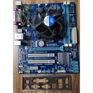 GIGABYTE GA-H61M-DS2 Motherboard (Mobo) Mainboard LGA 1155 + I3-3220+ Heatsink fan+ Backplate COMBO 