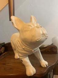 (售價:1500元) 早期可愛的法國鬥牛犬素體珍藏版展示公仔/罕見品