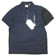 Engineered Garments x UNIQLO 特別訂製 Dry Kanoko 撞顏色Polo 衫 341-421926 中號海軍藍短袖上衣 [近全新] [二手] [Engineered G