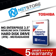 TOSHIBA MG ENTERPRISE 3.5” NEARLINE SATA 7200RPM HARD DISK DRIVE (4TB 6TB 8TB 10TB 12TB 14TB 16TB 18