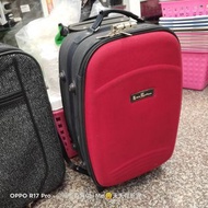 208*紅黑色R.Q POLO 行李箱 登機箱 16吋