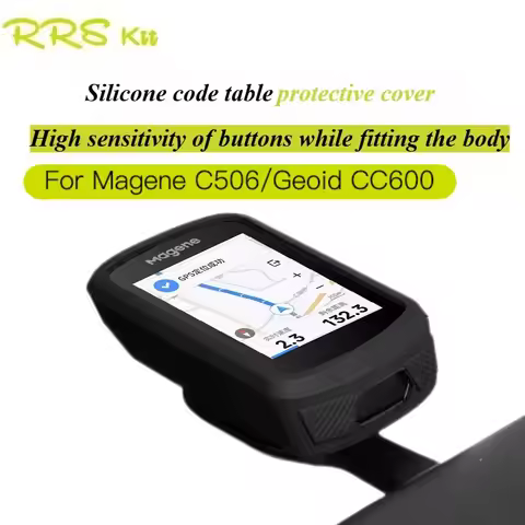 RRSKIT For Geoid CC600 Magene C506 GPS Silicone Protective Cover Screen Bicycle Smart GPS Speedomete