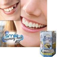 Temporary Tooth Kit Gigi Palsu Instan Perfect Smile Veener Gigi Palsu Penambal Ompong dan Berlubang Gigi Tempel Instan Gigi Pengganti