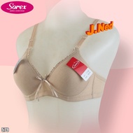 J579 Sorex Melange Women's Medium Foam Bra Without Wire Cup B Two Hooks Size 34-40