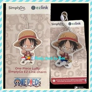 ❤️Collectible❤️one piece luffy zoro Koi SG59 bubble tea simplygo Doraemon ezlink charm (EXPIRED)