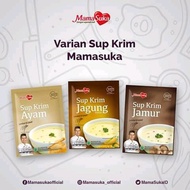 MamaSuka Mama Suka Sup Krim Ayam Jamur Jagung Instan Cream Soup 55g - Ayam
