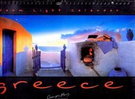 George Meis 喬治·梅斯《希臘 聖托里尼 藝術風景 月曆 2007》希臘 旅遊 紀念品