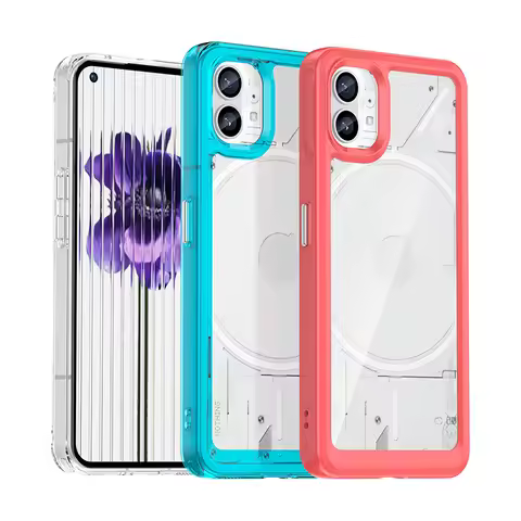 For Nothing Phone 1 Case Nothing Phone 1 (1) Cover Cases Shockproof Candy Color Silicone Phone Back 