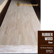 16mm rubber wood (raw) 6sqft ~ 10sqft