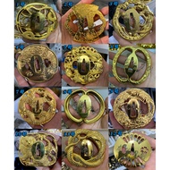 Samurai Sword Gold Two-Color Black Silver Alloy Sword Special Offer Japanese Handguard Sword Samurai