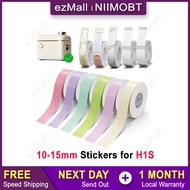 NIIMBOT Sticker for H1S Label Printer, Waterproof Refill Paper Price Tag Label Tape Roll