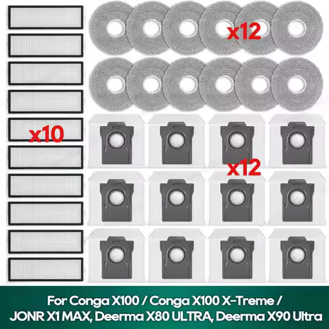 Compatible for Conga X100 / Conga X100 X-Treme / JONR X1 MAX, Deerma X80 ULTRA, Deerma X90 Ultra Acc