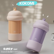 KOKOMI Rory 4in1 Travel Soap Bottle Set Container Portable Travel Bottle Kit 4in1 Soap Bottle Bottle