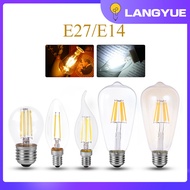 ✨【Ready Stock】 E27 E14 Retro LED Candle Bulb Edison Bulb Filament Bulb 2W 4W 6W 8W Energy Saving Cold White Warm White for Home Replace