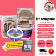 [ Chill ] Emborg Mascarpone Tatua Mascarpone OKI Mascarpone Mascarpone 500G [READ DESCRIPTION BEFORE