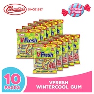 Columbia Candies: VFresh Winter Cool Gum Bundle of 10