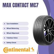 NEW TYRE 215/45R17 MAX CONTACT MC7 CONTINENTAL (WITH INSTALLATION)