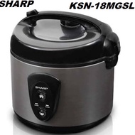 Magic Com Sharp KSN-18-MGSL 1.8 Liter SILVER Garansi Resmi-original