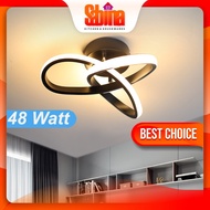 Decorative LED Ceiling Light Dimmable Ceiling Light Clover 3 Color 48W