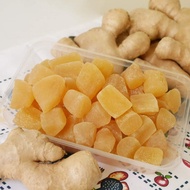 ขิงอบแห้ง Crystallized Ginger Dried fruit ผลไม้อบแห้ง ขนมไทย ขนม OTOP บ๊วย บ๊วยรวม ขนม ของกินเล่น ขิ