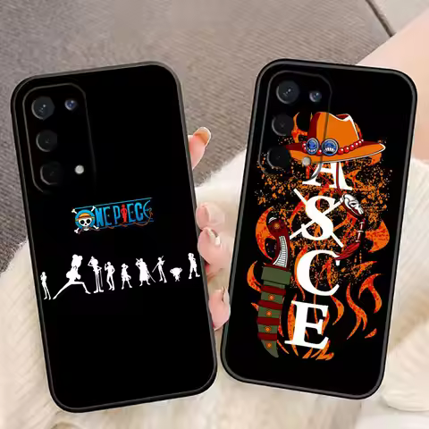 Manga One Piece Luffy Ace Phone Case For OPPO F31 A5X A6X A5 A6 A17 A16 A38 A53 A54 A55 A57 A58 A60 