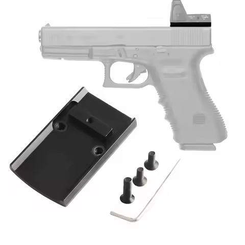 Reflex Sight Plate Base Mount, Glock G17/19/22/23/26/27/34 Baseplate Adapter,Compatible with Glock P