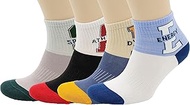 Men Cotton Quarter Length Socks | Soft Breathable Socks 4-pairs Size 7-11