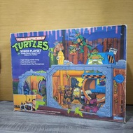 絕版Playmates 1989 vintage TMNT Teenage Mutant Ninja Turtles Sewer Lair Playset 元祖忍者龜地下引水道基地