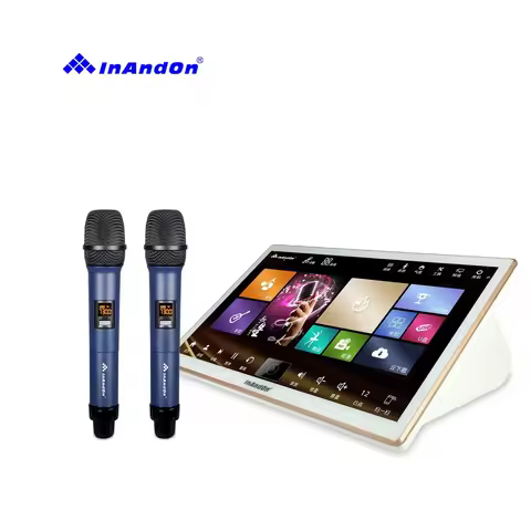InAndOn 18.5 5in1 2T Karaoke Machine Latest Home Party New Design Touch Screen Fast Speed Karaoke Pl