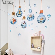 Seabed Animals Wall Stickers for Bedroom Decoration DIY Removable Vinyl Adhesive