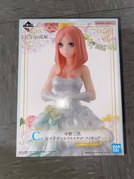 🌟New🌟 五等分花嫁 日本 一番賞 中野三玖 Figure 一番賞 C賞