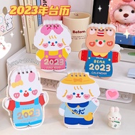 2023 Desk Calendar Creative Simple Punch-in Dress-up Calendar Cute Cartoon Desktop Student Exam Calendar