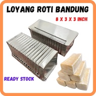 Loyang Roti Bandung Bertutup Loyang Roti with Lid Loyang Roti 8x3x3 Inci Loyang Roti with Cover Aluminium Bread Loaf