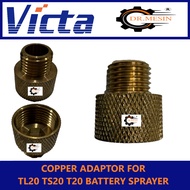 COPPER ADAPTOR FOR VICTA TL20 TS20 T20 BATTERY SPRAYER PAM RACUN BATERI SPARE PARTS