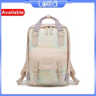Korean Women Doughnut Macaroon Backpack Waterproof Travel Bag High School Student Bagpack