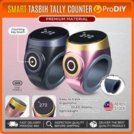 Smart Tasbih Tally Counter Ring Digital Tasbih Ring USB-C prayer Ring Zikir Meditation Zikir Islamik