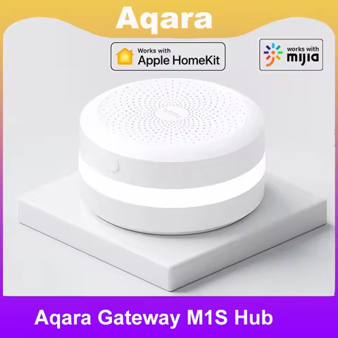 Aqara M1S Hub E1 Gateway With RGB LED Night Light ZigBee Wi-Fi 2.4G Siri Voice Remote Control Home W