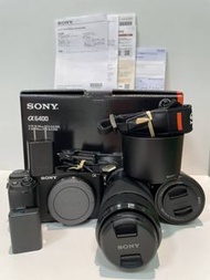 SONY ILCE-6400Y B α6400 雙變焦鏡頭套件 E PZ 16-50mm F3.5-5.6 OSS E 55-210mm F4.5-6.3 OSS