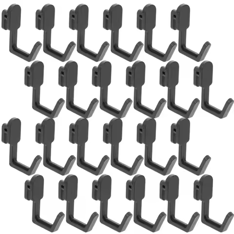 24Pcs Pegboard Hooks J Shape Pegboard Hook Peg Board Tool Organizer Accessories
