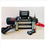 วินท์ไฟฟ้า Winch ขนาด 12000 ปอร์น มอเตอร์ 6.5Hp แบบสลิง ยาว 28 M ยี่ห้อ ADM รับประกัน 1 ปี