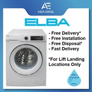 ELBA EWF 80120 VT 8KG WHITE FRONT LOAD INVERTER WASHING MACHINE