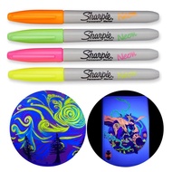 Sharpie sharpie Neon Color Marker Fluorescent Color Purple Glowing Glowing Painting DIY Unique Marke