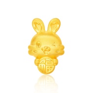 CHOW TAI FOOK CHOW TAI FOOK 999 Pure Gold Charm - Zodiac Rabbit: Prosperity R31010