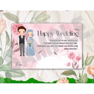 Gift Card happy anniversary wedding gift card