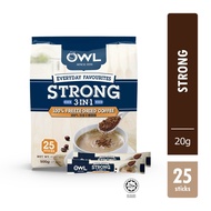 OWL Everyday Favourites Strong 100 Percent Freeze-Dried Instant 3 In1 Coffee 25 Sticks