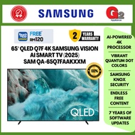 (TNG REBATE) SAMSUNG QLED 65" SMART TV I QA-65Q7FAAKXXM