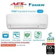 CAN INSTALL Daikin Air Conditioner Inverter Aircond Inverter Air Cond 1HP 1.5HP 2HP 2.5HP Aircon Penghawa Dingin FTKF