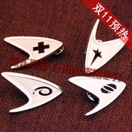 คุณภาพสูง Star Trek PIN Star Trek เข็มกลัดติดหน้าอกรอบๆ Star Trek ป้ายติดหน้าอกตราสัญลักษณ์ cos เครื่องประดับโลหะ